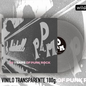 '30 Years of Punk Rock' de P.P.M. LP vinilo transparente 180g.